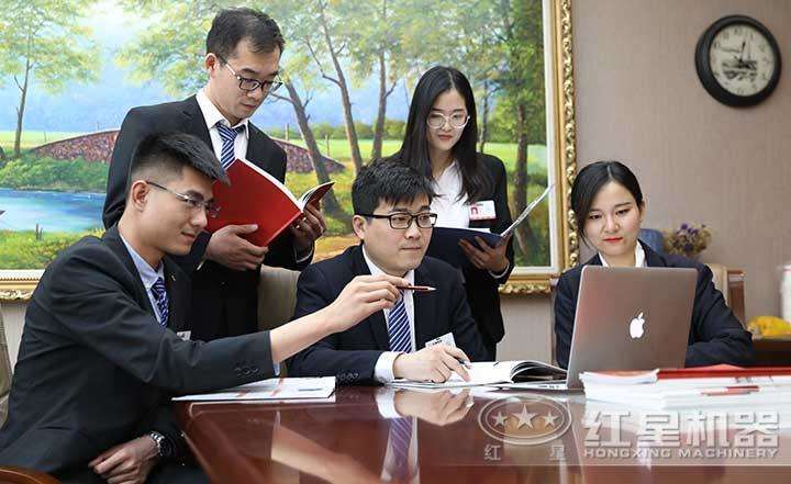 廠家設計人員為用戶量身設計生產線方案 廠家設計人員為用戶量身設計生產線方案