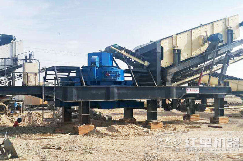 移動(dòng)制砂機(jī)破碎機(jī)湖南生產(chǎn)現(xiàn)場(chǎng) 移動(dòng)制砂機(jī)破碎機(jī)湖南生產(chǎn)現(xiàn)場(chǎng)