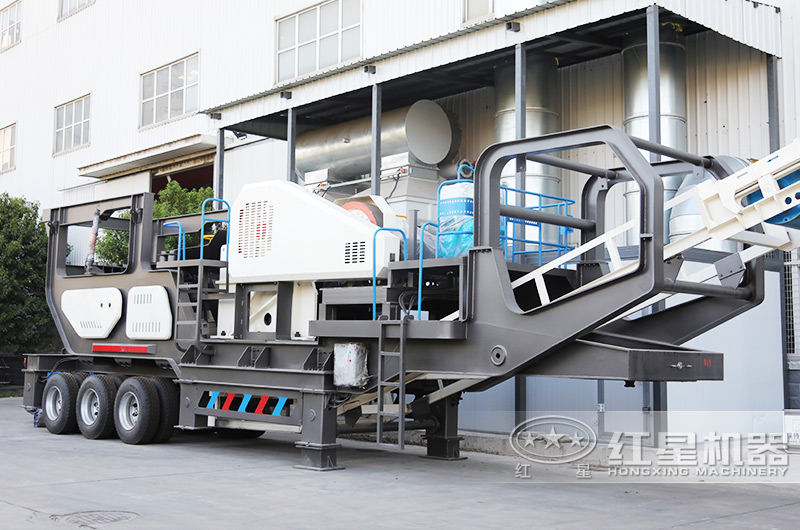 鄂破移動破碎機(jī):給料+粗碎+除鐵 鄂破移動破碎機(jī):給料+粗碎+除鐵