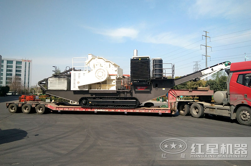 履帶式制砂機(jī)一體式設(shè)備發(fā)貨 履帶式制砂機(jī)一體式設(shè)備發(fā)貨