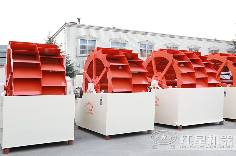 山沙洗砂機圖片，雙輪、三輪