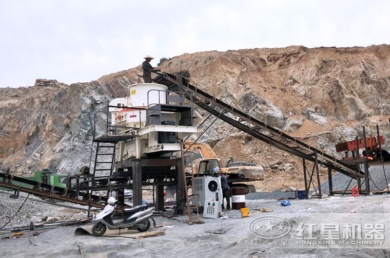 立式破碎機工作現(xiàn)場實拍圖 立式破碎機工作現(xiàn)場實拍圖