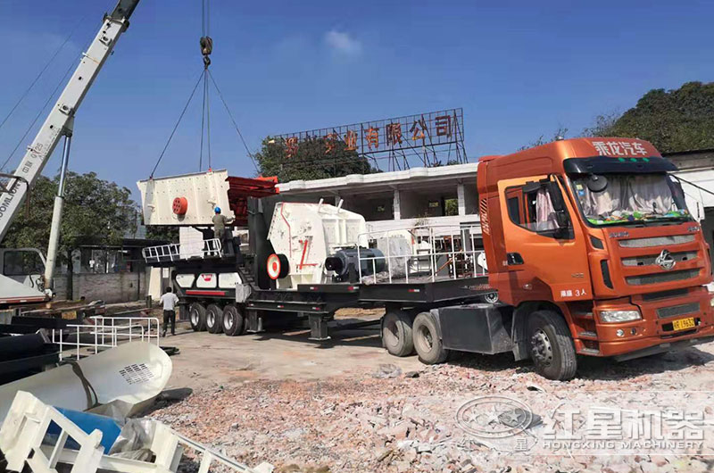 江西贛州建筑垃圾處理設備安裝現場 江西贛州建筑垃圾處理設備安裝現場