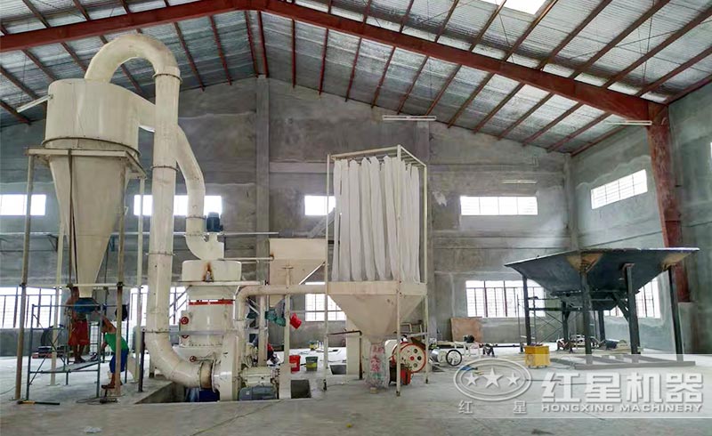 膨潤土生產(chǎn)線實拍 膨潤土生產(chǎn)線實拍