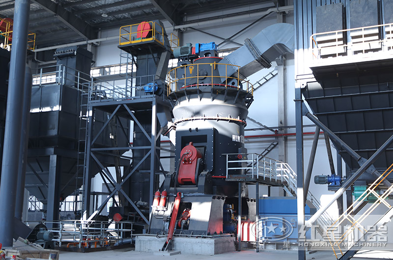 立磨制粉現(xiàn)場(chǎng)